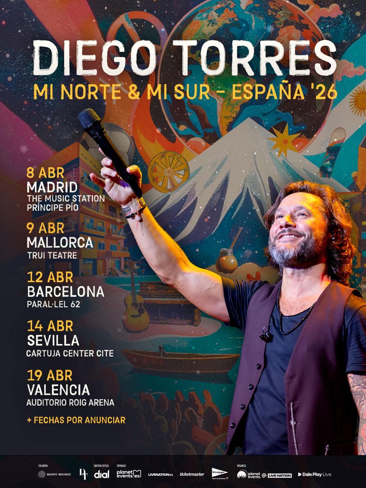 La gira española de Diego Torres