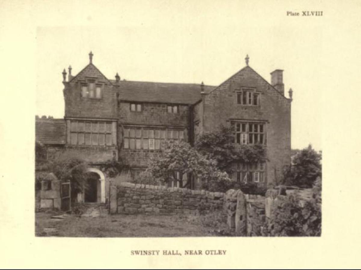 Fotografía de 1913 de Swinsty Hall, la actual mansión de Gareth Southgate.