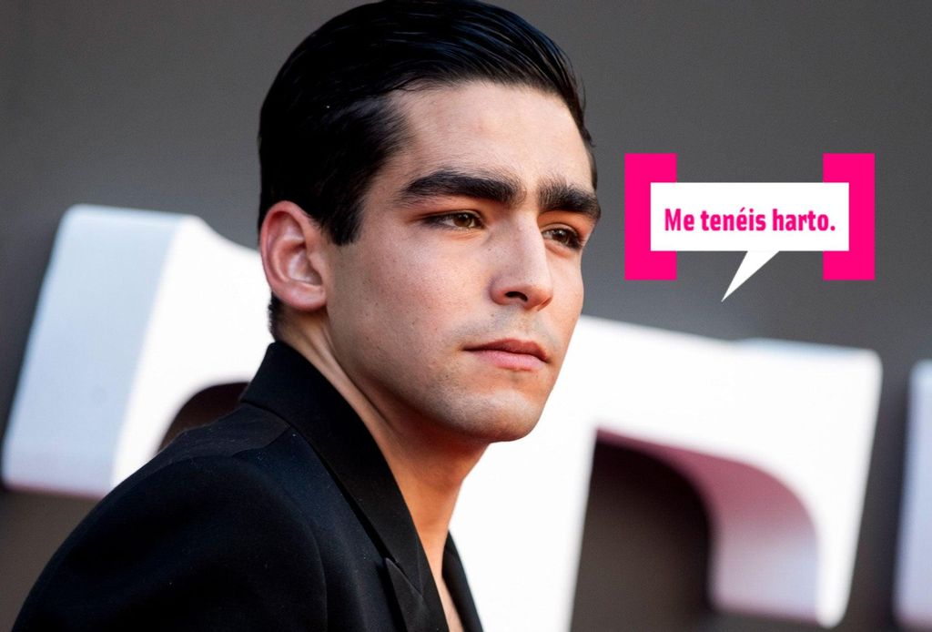 Omar Ayuso en el photocall de 'Élite'