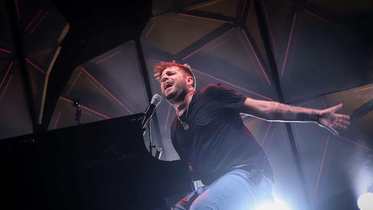 Pablo López, en un concierto en La Axerquía en 2023.