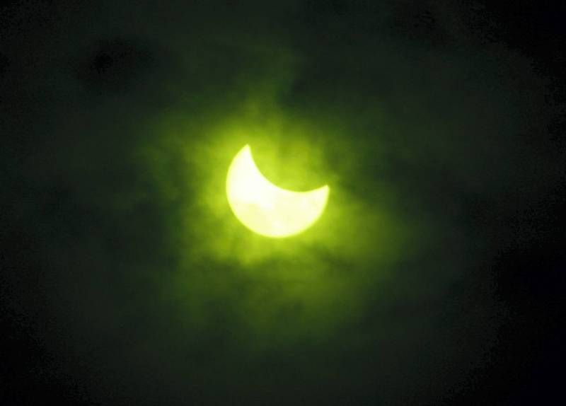 Eclipse solar en Zaragoza