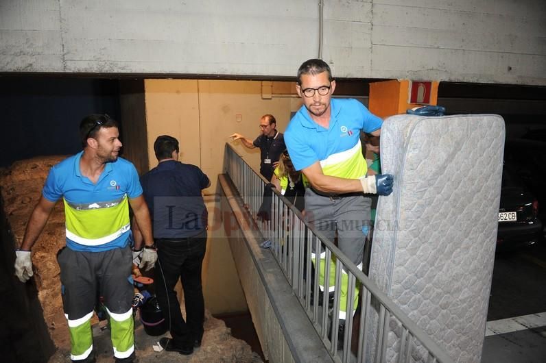 Desalojan al presunto violador del parking de la Glorieta