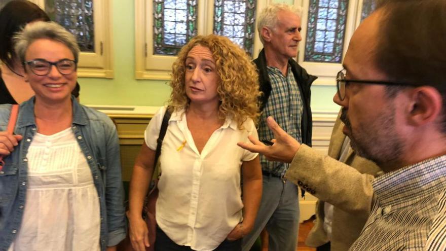 Paula Rotger, hoy en el Parlament.