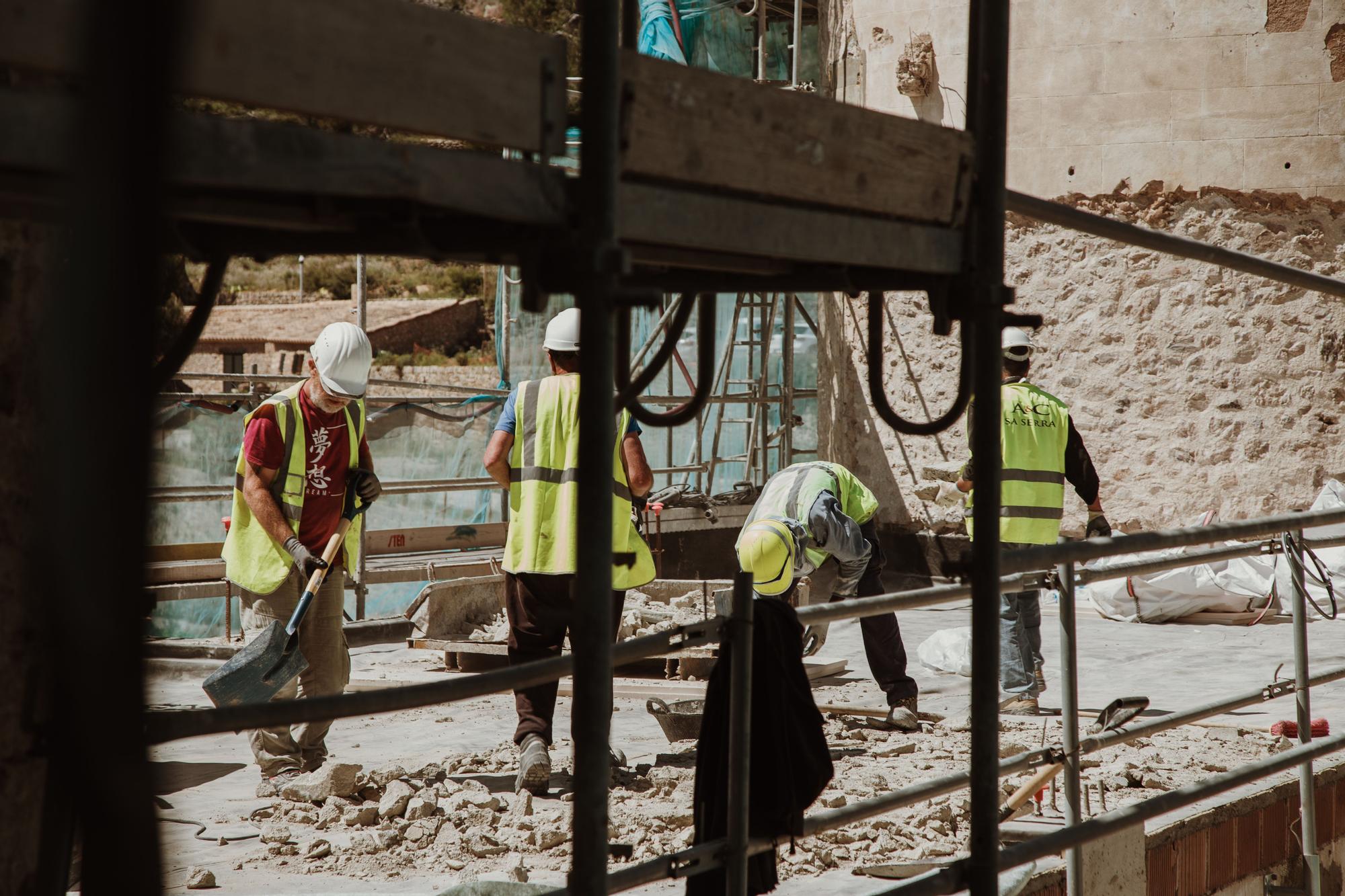 Visita a las obras de Son Bunyola