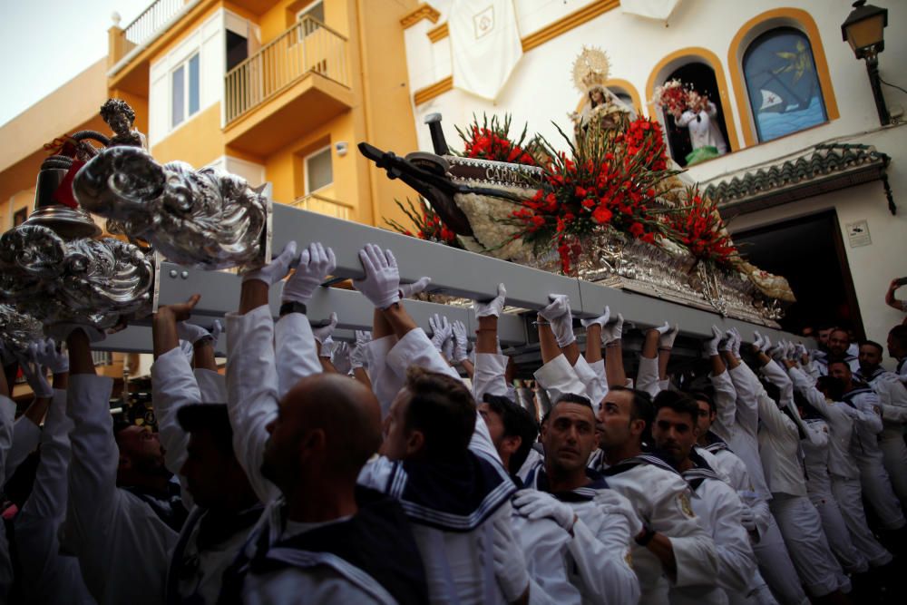 Torremolinos celebra la procesión de la Virgen del Carmen
