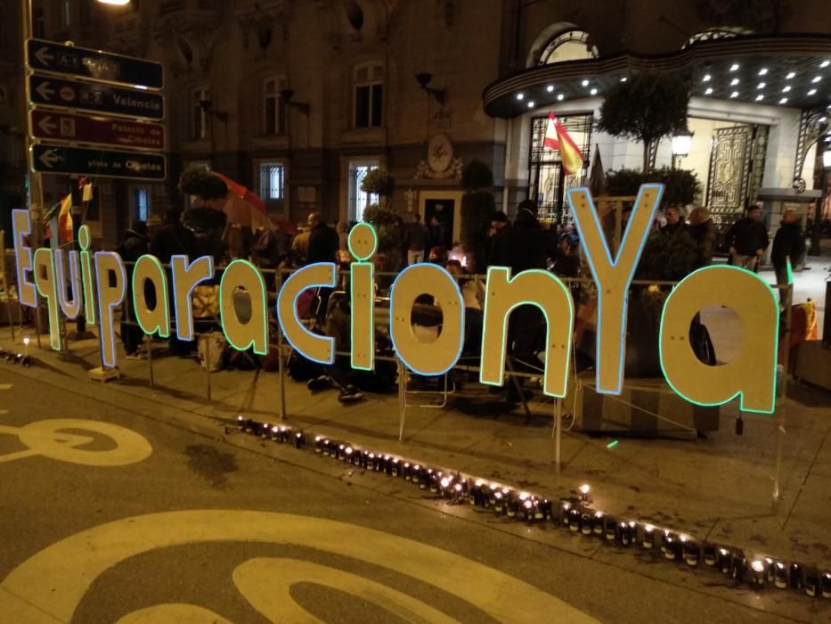 Imagen de la concentración de Jusapol en Madrid.