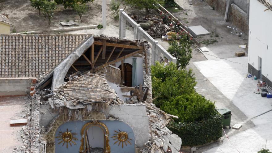 Destrozos tras el terremoto de Lorca en 2011