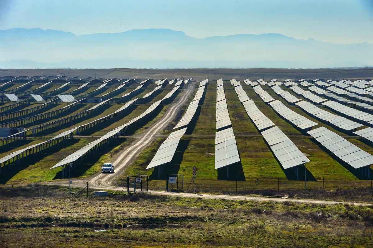 Planta fotovoltaica en Talayuela.