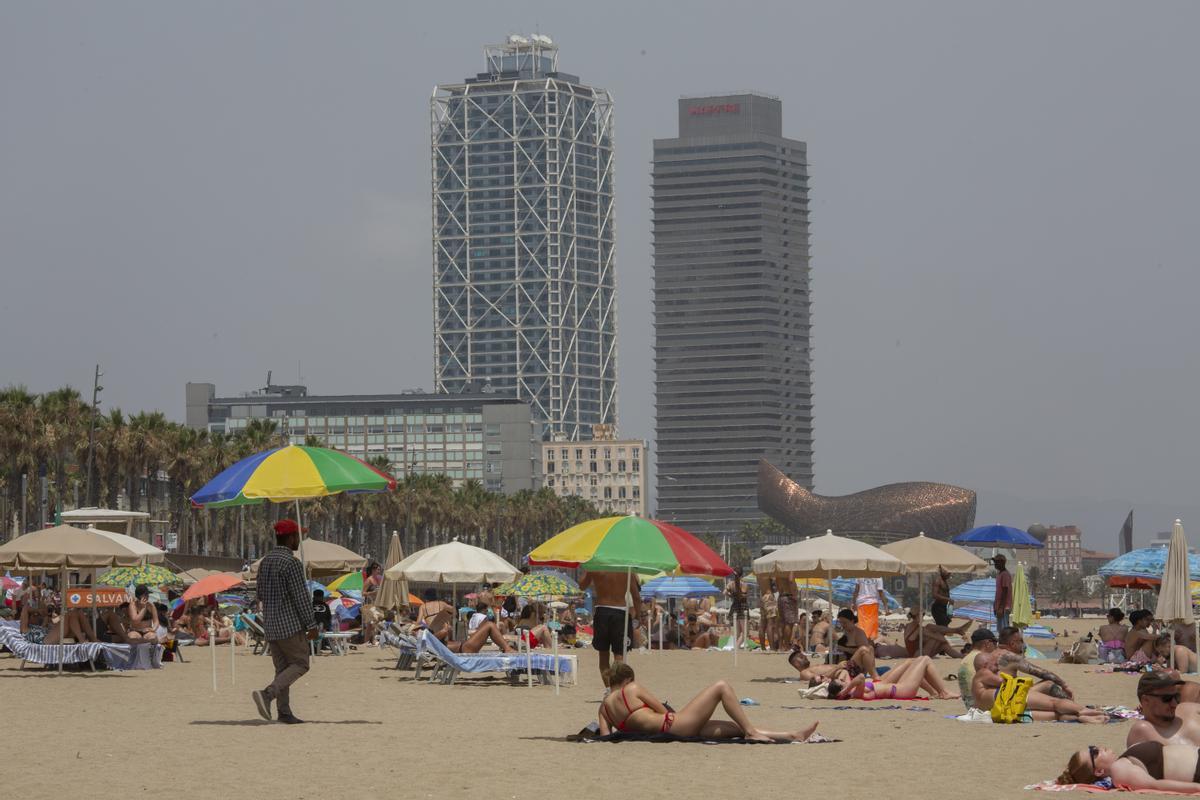 Ola de calor en Barcelona