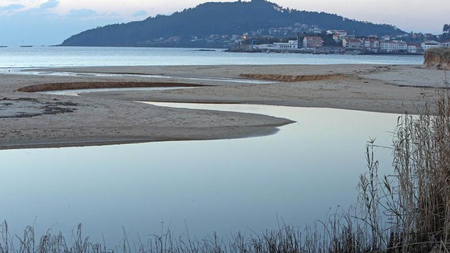 Desembocadura río Muiños, en Nigrán. // M.G. Brea