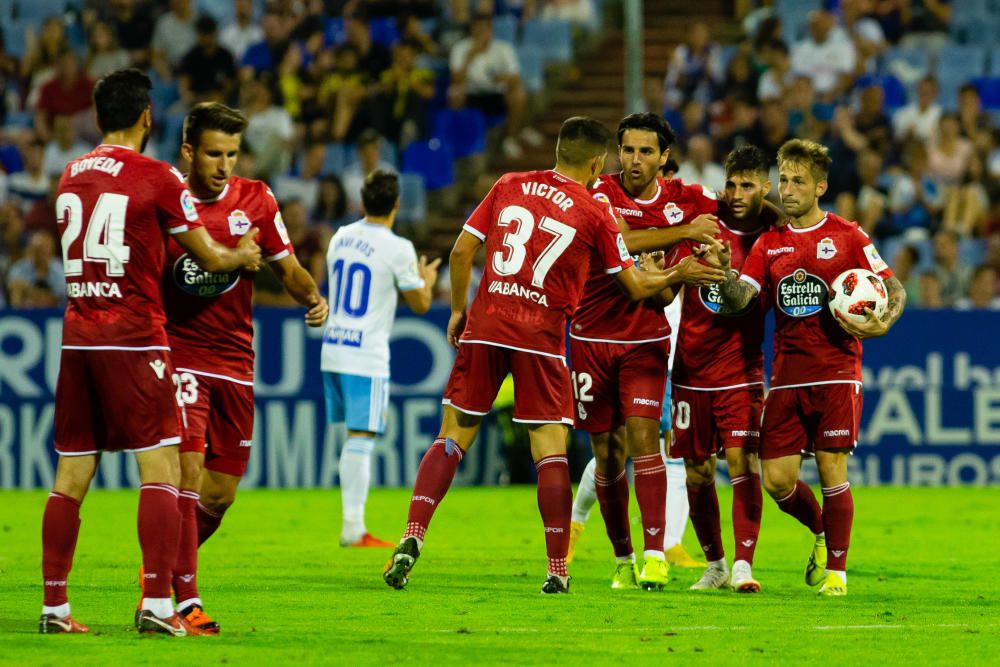 El Dépor cae en Zaragoza y deja la Copa