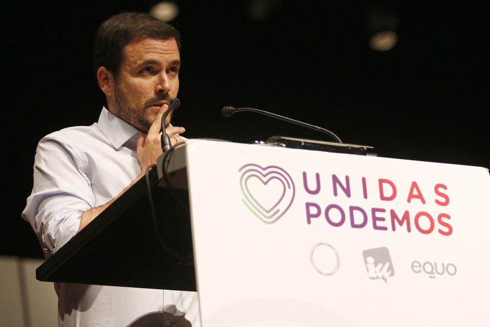 Acto de Unidas Podemos en el Palacio de Ferias de Málaga