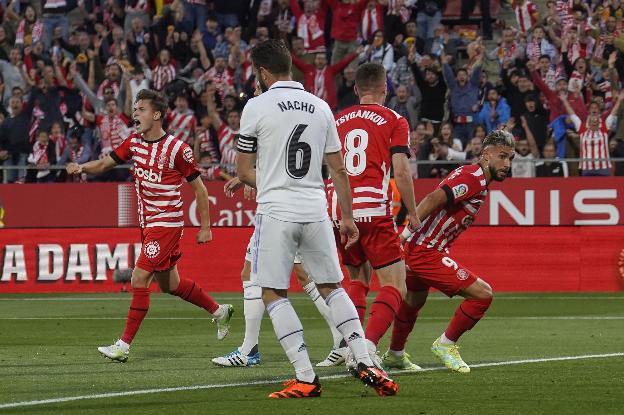 El Girona es cruspeix al Reial Madrid a Montilivi (4-2)