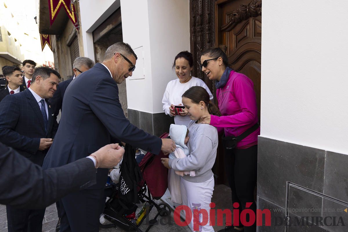 Corporación, Cofradía y Bandos realizan la 'Pedimenta' en Caravaca