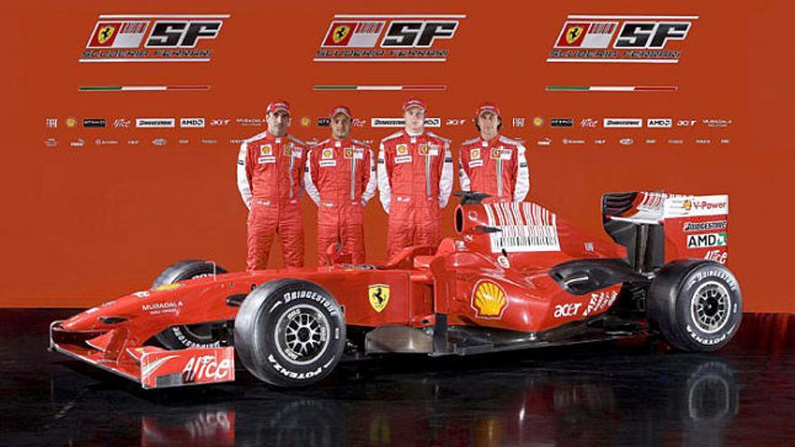 Ferrari presenta el     seu nou monoplaça