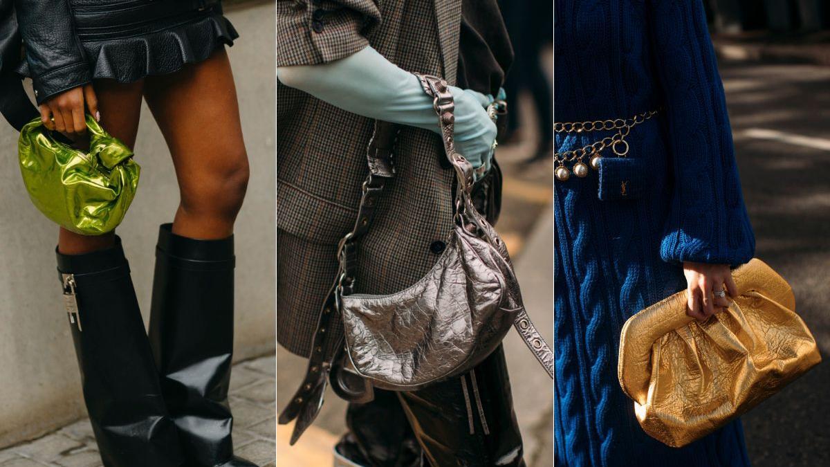 Bolsos metalizados, la tendencia en accesorios de este otoño para elevar tus looks