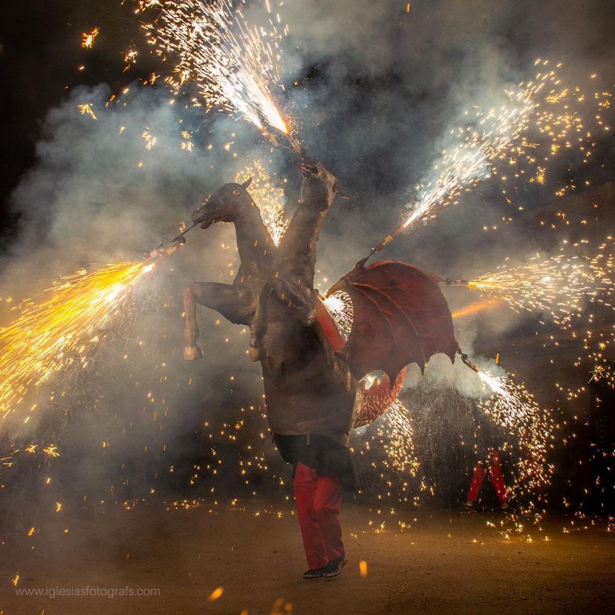 Puig-reig. Correfoc de Festa Major