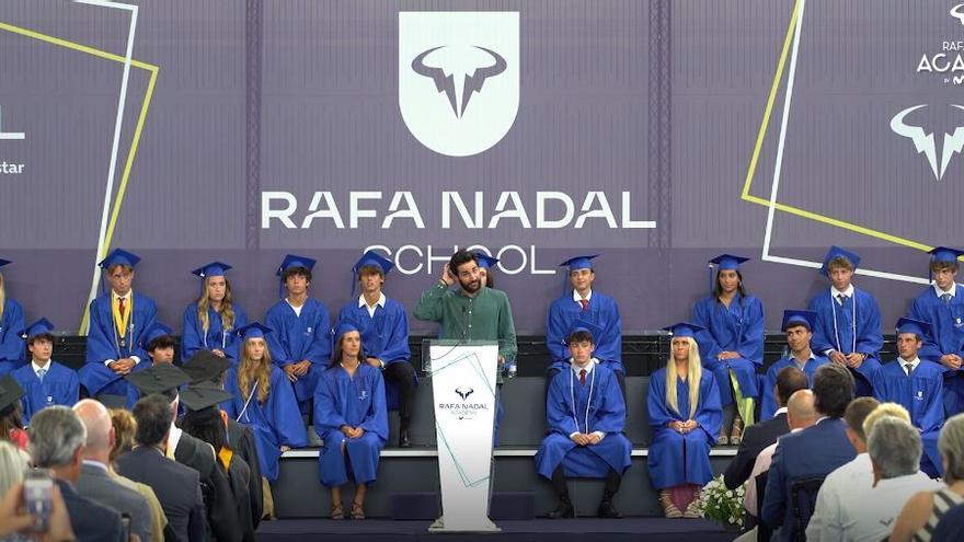 Discurso de Ricky Rubio en la graduación de la Academia Rafa Nadal de Mallorca