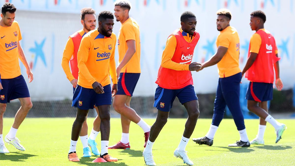 El Barça prepara el partido ante el Celta