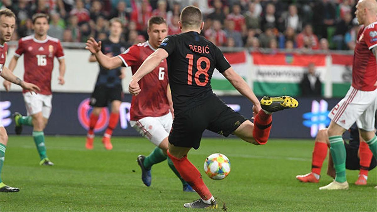 Rebic asistió a Jovic para poner el empate