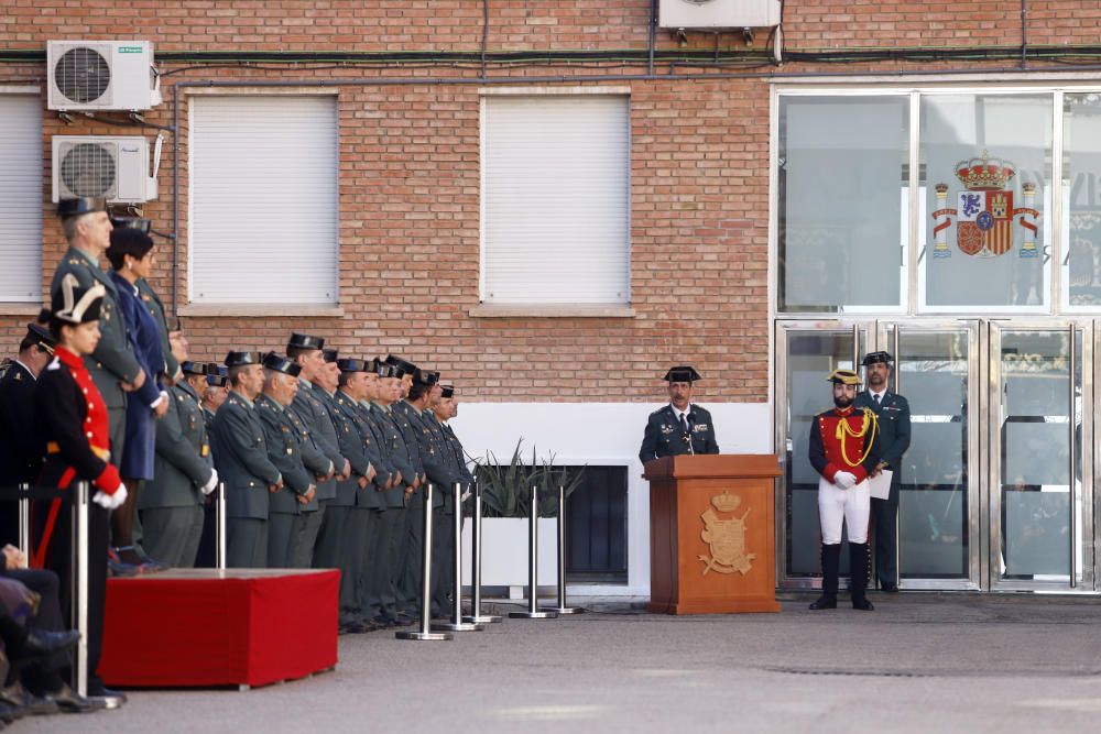 Toma de posesión del nuevo coronel jefe de la Comandancia de la Guardia Civil de Málaga