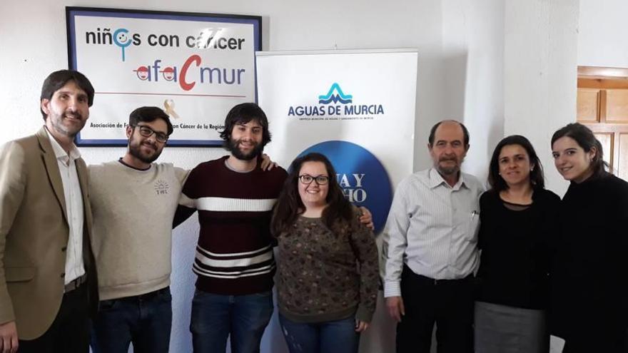 Miembros de la plantilla de Aguas de Murcia que participan del programa Teaming.