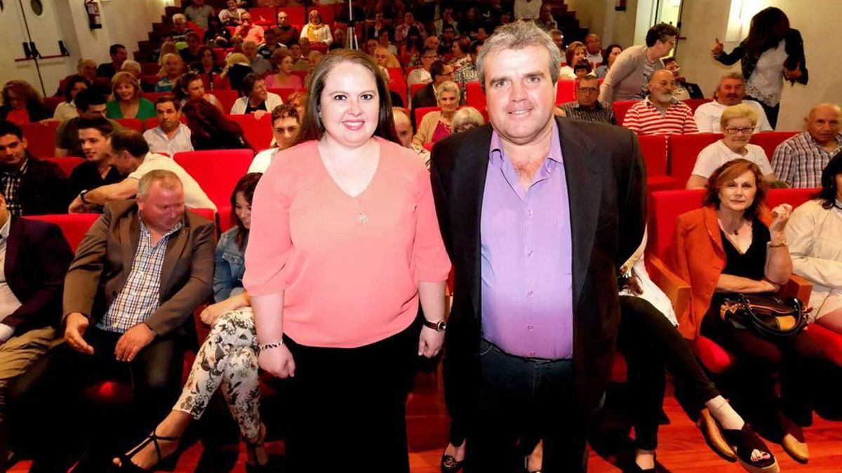 Lorena Corripio y Celestino Rozada, en una imagen de archivo.