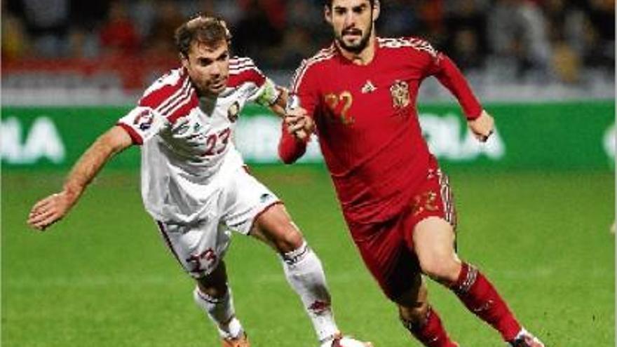 Isco va marcar un gran gol i va ser el líder de la selecció espanyola davant Bielorússia