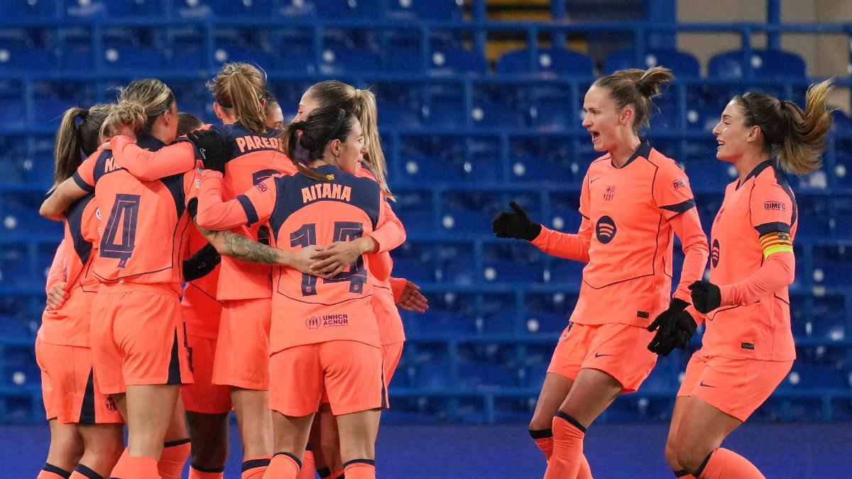 El Barça sigue liderando la clasificación de la Champions Femenina tras su empate ante el Chelsea