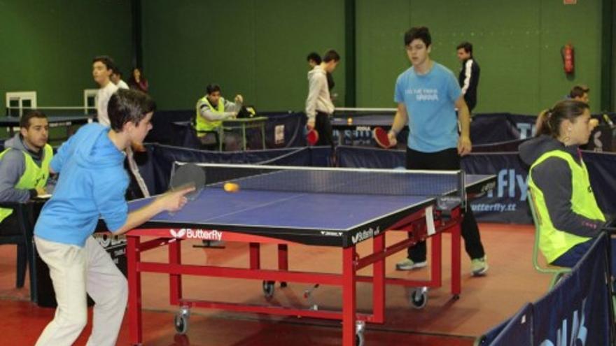 Campeonanto escolar de tenis de mesa en Cartagena