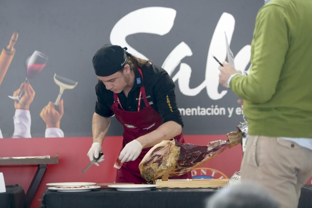 Concurso Nacional de Cortadores de Jamón en Salenor.