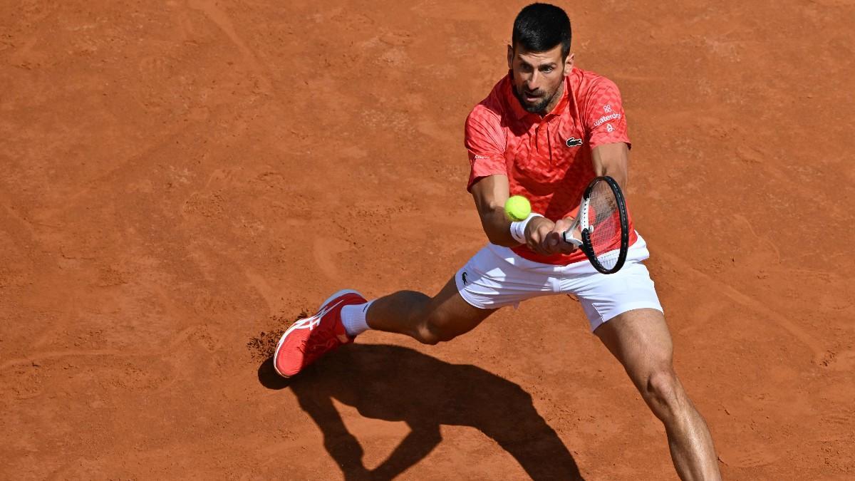 Djokovic, en acción contra Dimitrov