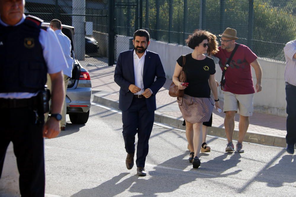 Concentració a la presó de Figueres en suport als independentistes presos