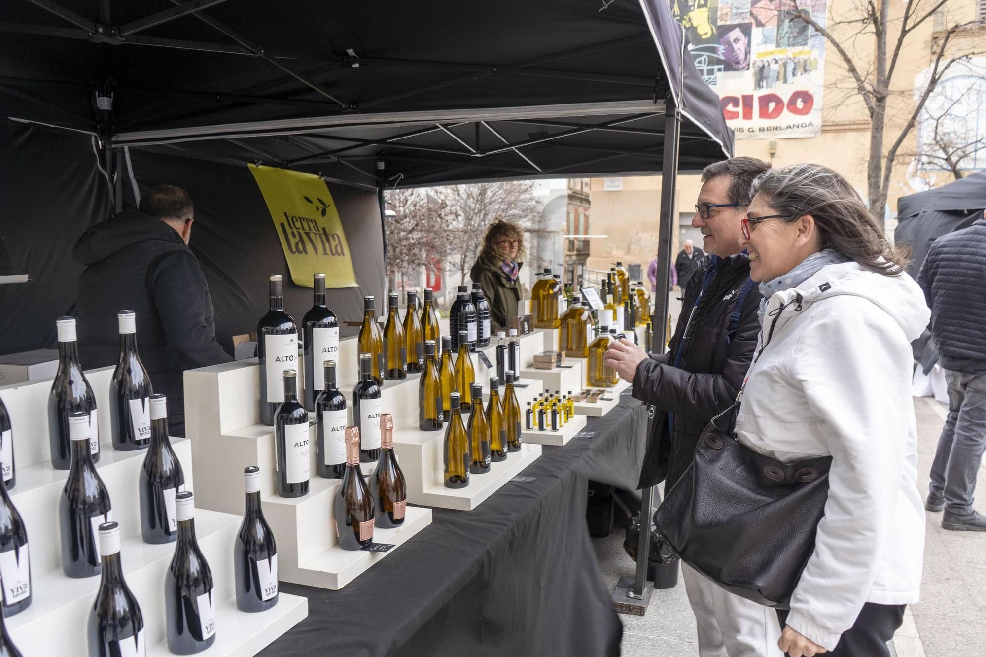 El Mercat de l'Oli i Vins de Manresa viu una edició marcada per la sequera