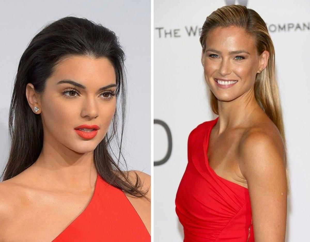 Bar Rafaeli y Kendall Jenner con look efecto mojado