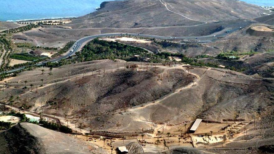 Vista aérea del Oasis Park.