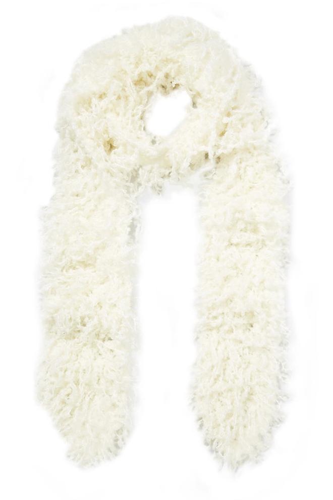Estolas de pelo: la 'total white'