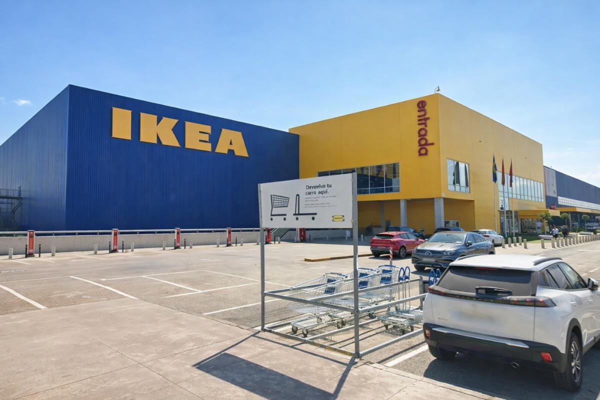 Vista frontal del Ikea de Murcia.