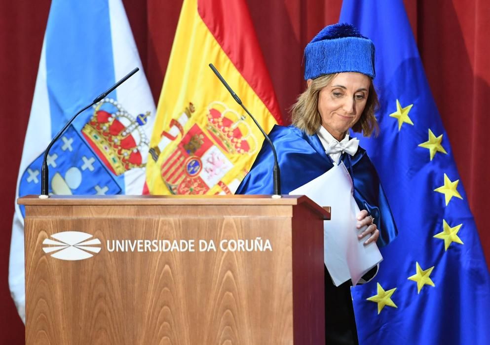 El monarca preside en el Rectorado de la UDC el acto oficial de inauguración del año académico 2019-2020