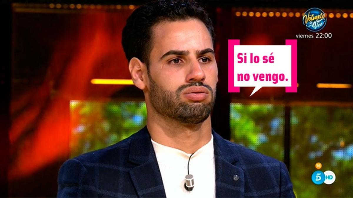 Asraf Beno en el plató de 'La casa fuerte'