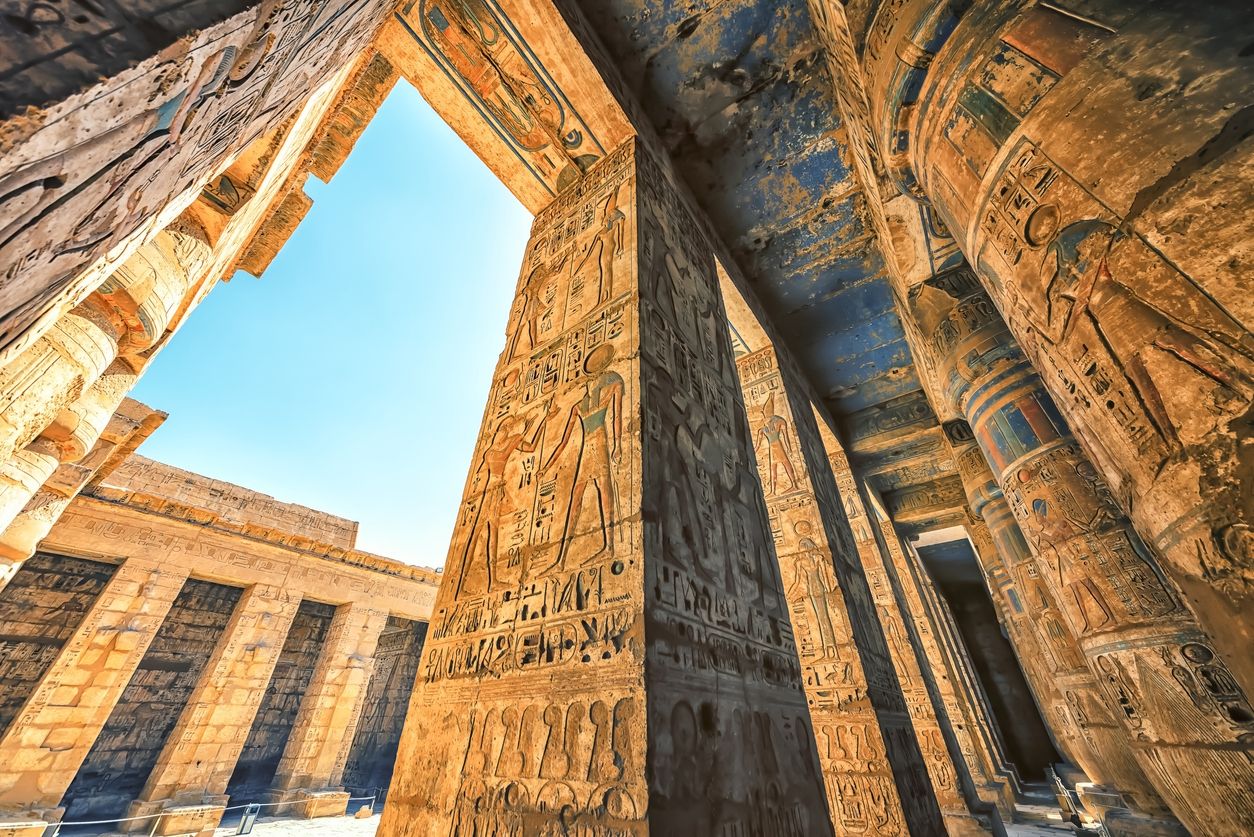 El Templo Habu es uno de los imprescindiubles en una viaje a Egipto.