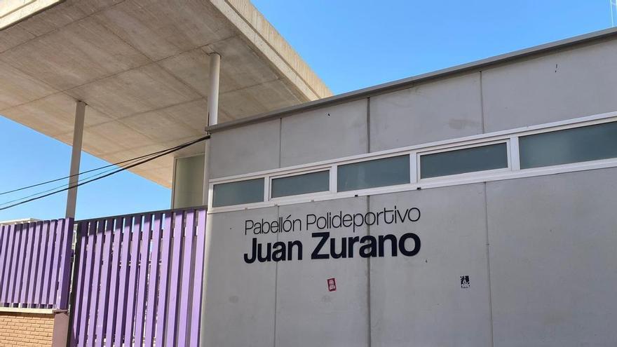 El PSOE de Lorca pide abrir el pabellón Juan Zurano por las tardes por "falta de espacio"