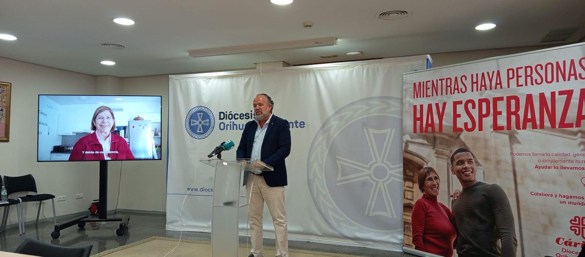 Víctor Mellado, director de Cáritas Diocesana en Alicante