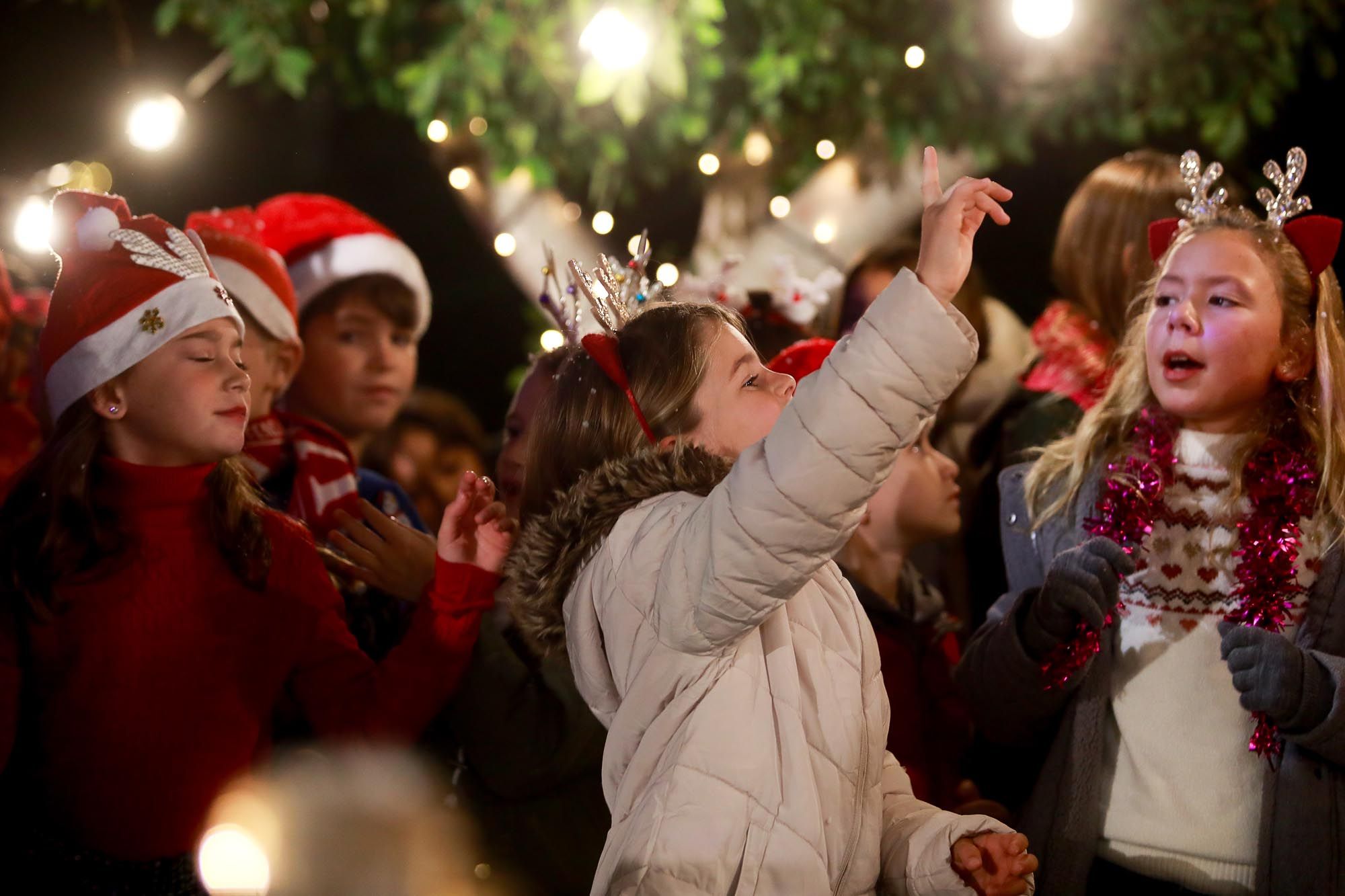 Encendido del alumbrado navideño en Sant Antoni