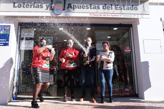 El segundo premio de la Lotería de Navidad deja más de 50 millones de euros en la provincia de Alicante