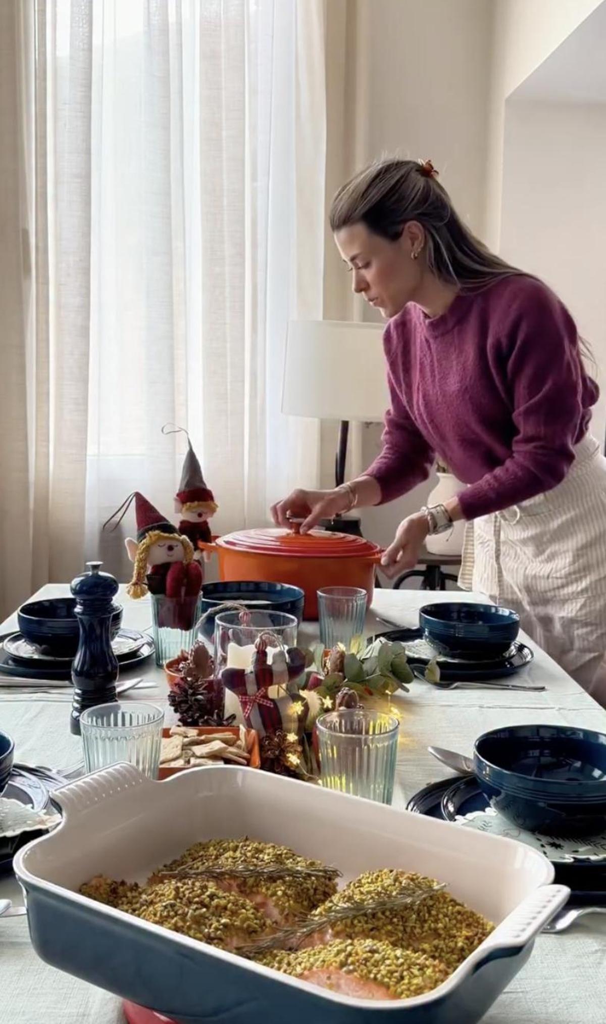 El comedor de la casa de Marta Sanahuja