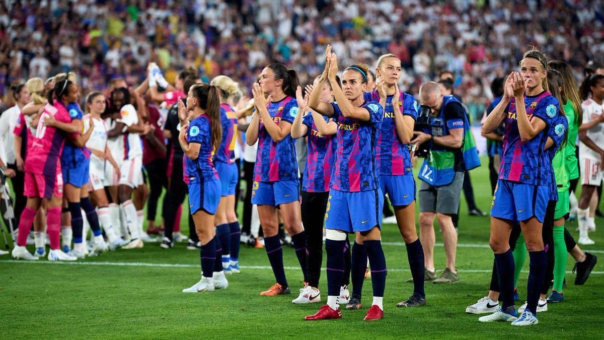 El FC Barcelona en su última final de la Champions ante el Lyon