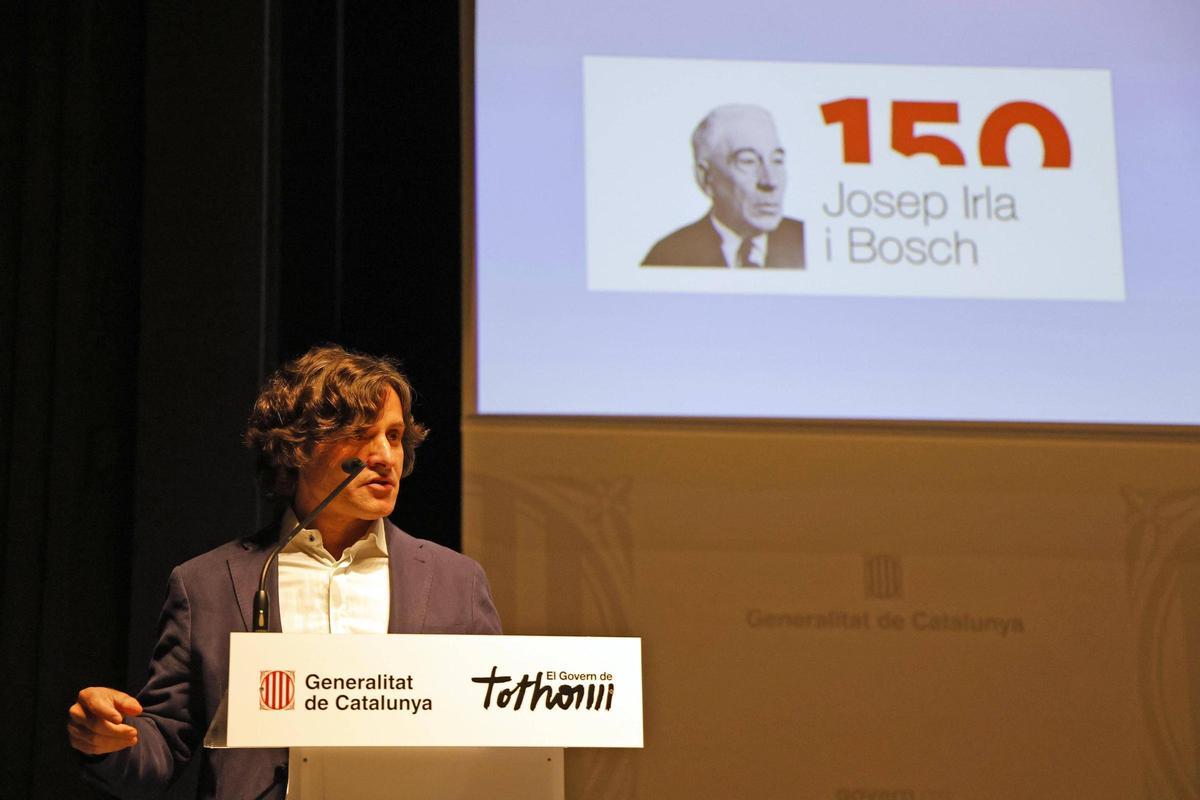 Les imatges de la conferència inaugural de l'Any Josep Irla a Girona Les imatges de la conferència inaugural de l'Any Josep Irla a Girona