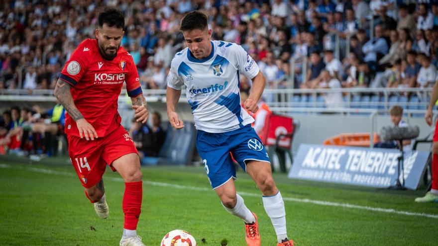 Medrano, en el duelo de Copa del Rey frente a Osasuna.