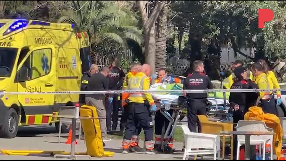 Un herido tras un disparo con arma de fuego en Diagonal Mar